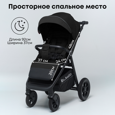 Детская коляска BUBAGO Bass Черный
