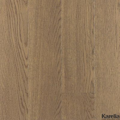Паркетная доска Karelia Дуб Story 138 Silver Ripple 1-полосная белый лак 2G с фаской толщина 14 мм 2.2 м2