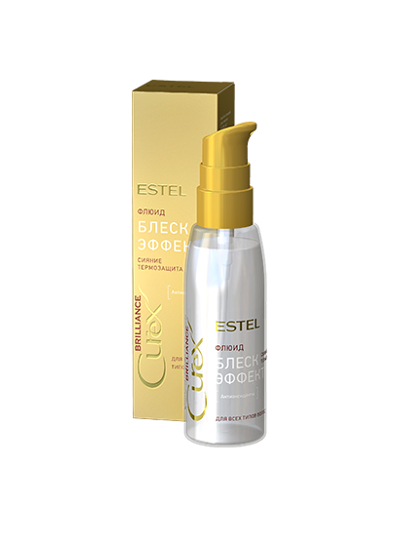 Estel Professional CUREX BRILLIANCE Флюид-блеск с термозащитой для всех типов волос, 100 мл