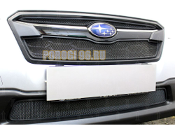 Защита радиатора Subaru XV 2017- black низ