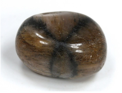 Хиастолит (андалузит), галтовка, Китай (20*15*12 мм, 8 г) №28843