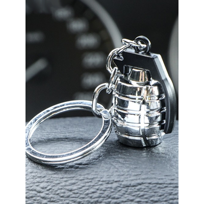 Брелок «ГРАНАТА», металл ХРОМ