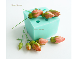 "Бутоны кустовой розы NEW" силиконовый молд