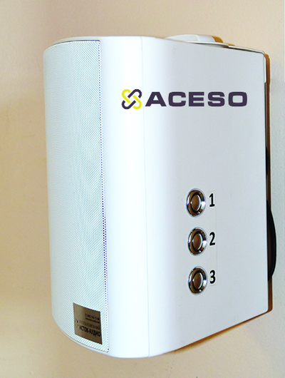 Звуковой маяк с беспроводной кнопкой "Парус"