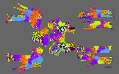 Наклейки Графика Екатеринбург YAMAHA GRIZZLY обклеить