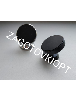 Металлический магнитный держатель для телефона в авто Никель