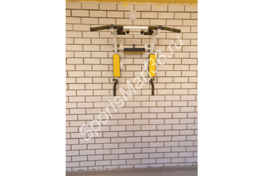 ТУРНИК БРУСЬЯ ПРЕСС 3 В 1 PROFI МУЛЬТИХВАТ РАЗБОРНЫЙ, цвет бело-жёлтый