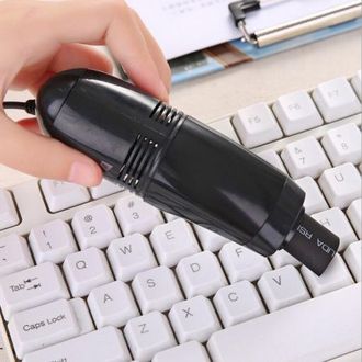 Мини-Пылесос для клавиатуры Черный с USB питанием