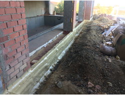 Утепление фундамента и цоколя пенополиуретаном