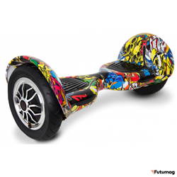 Гироскутер Smart Balance SUV 10 дюймов Граффити Желтый