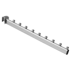 (U148) Кронштейн наклонный на овальную трубу, дутый, 9 шариков, 480 мм.