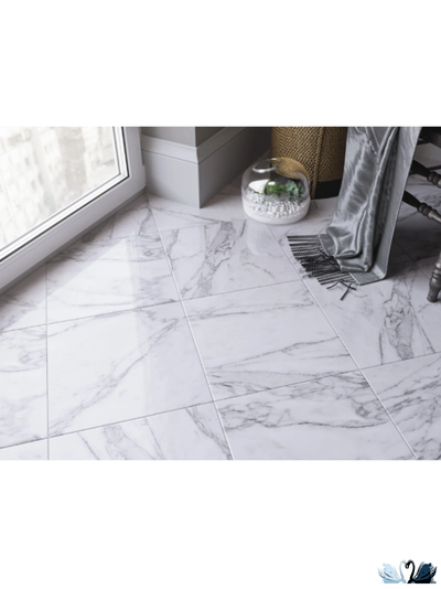 Плитка напольная Belani Marble белый 41,8 x 41,8 см Береза керамика