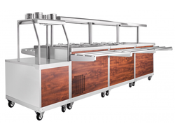 Линия самообслуживания передвижная (вся нержавейка)