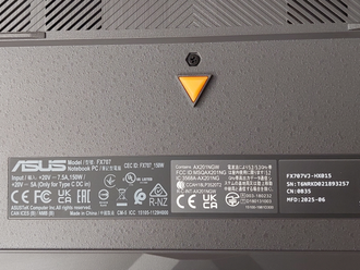 ASUS TUF Gaming FX707VJ-HX015 ( 17.3 FHD IPS 144HZ Core 5 210H RTX3050 16GB SSD 512Gb )