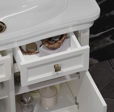 Тумба с раковиной Opadiris Кантара 85 слоновая кость