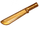 Minifigure, Weapon Machete, Pearl Gold (29109 / 6321757 / 6210722)