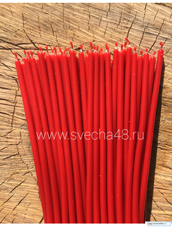 Свеча красная №40 (2 часа горения).