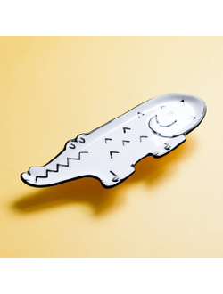 Тарелка Задумчивый крокодил