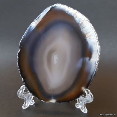 Агат — полированная пластина №6 86*70*5 мм