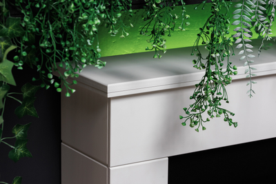 Линейный камин Bergen белый