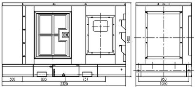 Индустриальный дизель генератор WPG41L1 30 кВт