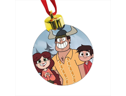 Новогодний ёлочный шар Стар против сил зла №15