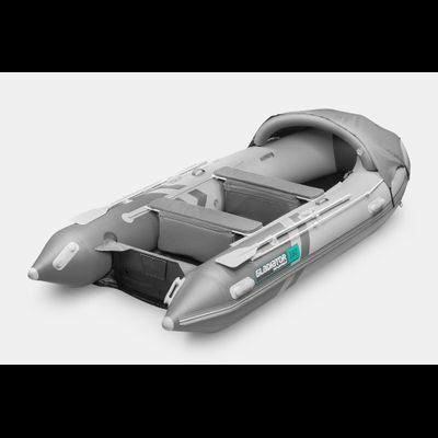 Моторная лодка GLADIATOR E380PRO светло-темносерый