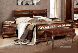 Кровать "Оскар" 160 (высокое изножье)