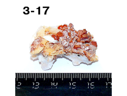 Ванадинит натуральный (щетка) №3-17: 40*27*18мм