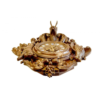 Настенные деревянные часы «Коза» (XIX — XX век)
