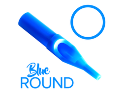СТЕРИЛЬНЫЕ ОДНОРАЗОВЫЕ ТАТУ НАКОНЕЧНИКИ ROUND BLUE