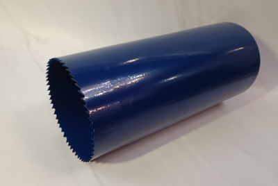 Коронка биметаллическая диаметр 132 мм глубина 300 мм по дереву, металлу, пластику.