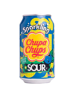 Чупа Чупс Газированный Напиток Кислая Черника 345мл