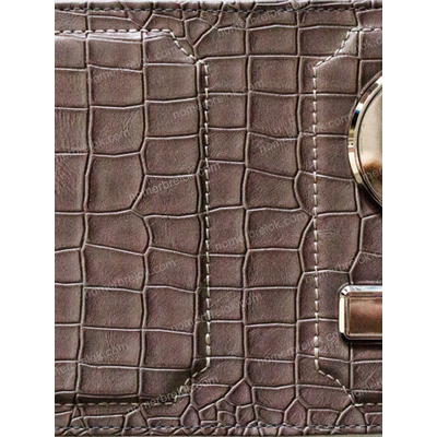 «КРОКОДИЛ» КОЖАНАЯ ОБЛОЖКА ДЛЯ АВТОДОКУМЕНТОВ В КОМПЛЕКТЕ С ЛИНЗАМИ. ЦВЕТ: ТЁМНО-СЕРЫЙ.