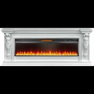 Линейный электрокамин Sparta BG с очагом Vision 60 Led