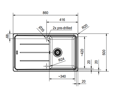 Мойка Franke Basis BFG 611-86