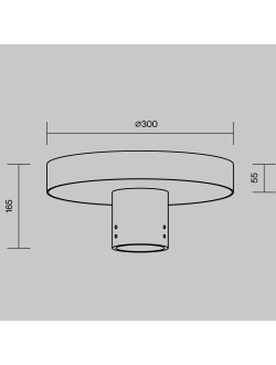 Парковый светильник Katto 3000К 30Вт IP 65, O471H-L30GF3K