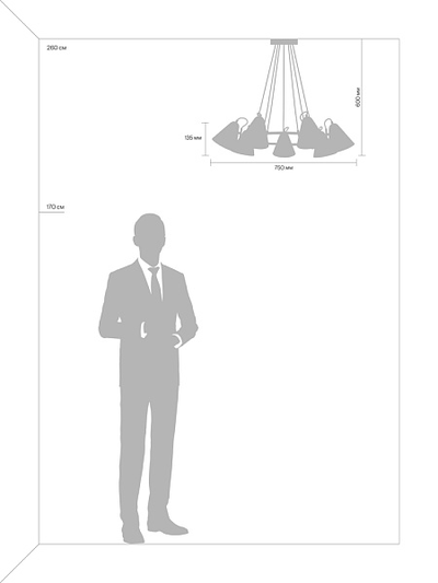 Freya, Люстра Falke, FR8001PL-07WG