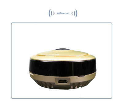 Потолочная/настенная WiFi видеокамера панорамная с DVR (fish_ufo_R), 960P HD (360EyeS)
