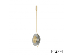 Подвесной светильник iLamp STEREO 9285P GOLD&SMOKY