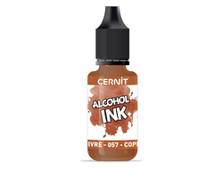 АЛКОГОЛЬНЫЕ ЧЕРНИЛА CERNIT ALCOHOL INK, ЦВЕТ-copper 057 (медь), ОБЪЕМ-20 МЛ