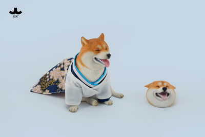 Сиба-ину в кимоно - Коллекционная ФИГУРКА 1/6 scale Shiba Inu (JXK207A) - JXK