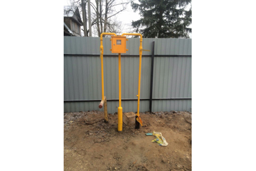 счетчик BK-G4 у забора