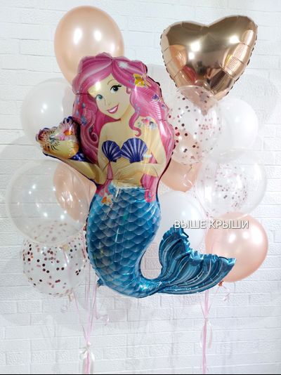 Сет "Русалочка Ариэль" (16 шариков)