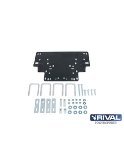 Площадка для снегоотвала Rival 2444.0054.1 для _Универсальный продукт Крепежная площадка Supreme UTV Yamaha, BRP, Kawasaki (Сталь) (450*300*50)