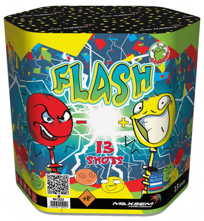 Батарея салютов FLASH (1,2" / 13 залпов + фонтан)