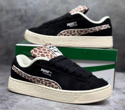 Кроссовки Puma Suede XL Black Animals Leopard