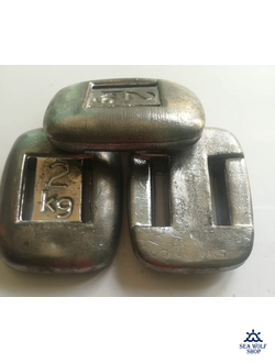 Груз поясной для дайвинга 2кг