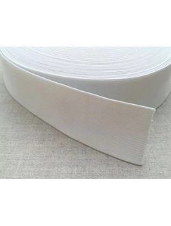Резинка вязанная, 15 мм, цвет белый
