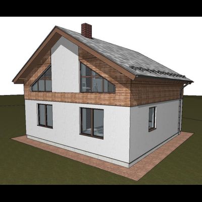 Двухэтажный дом с тремя спальнями 142м² (S92)